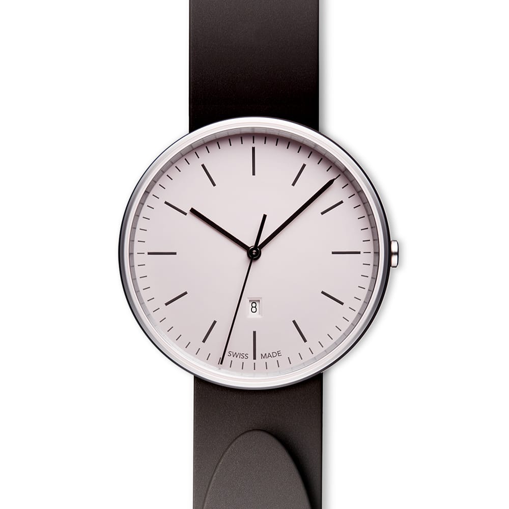 M38 date watch in polished steel