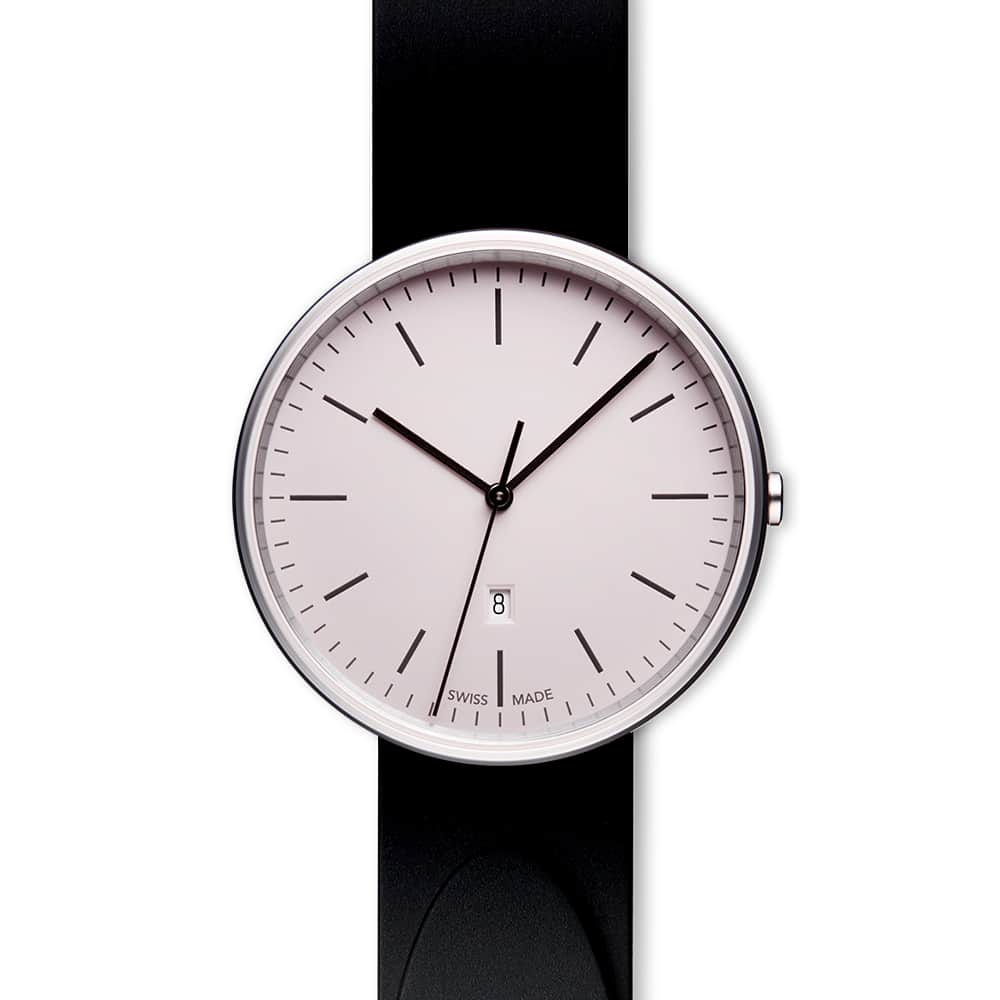 M38 date watch in polished steel