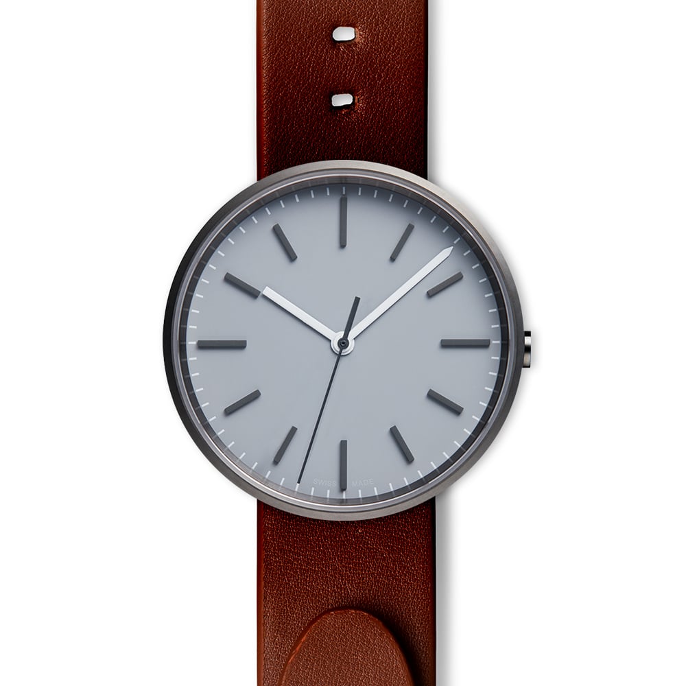 M37 PreciDrive three-hand watch in PVD grey