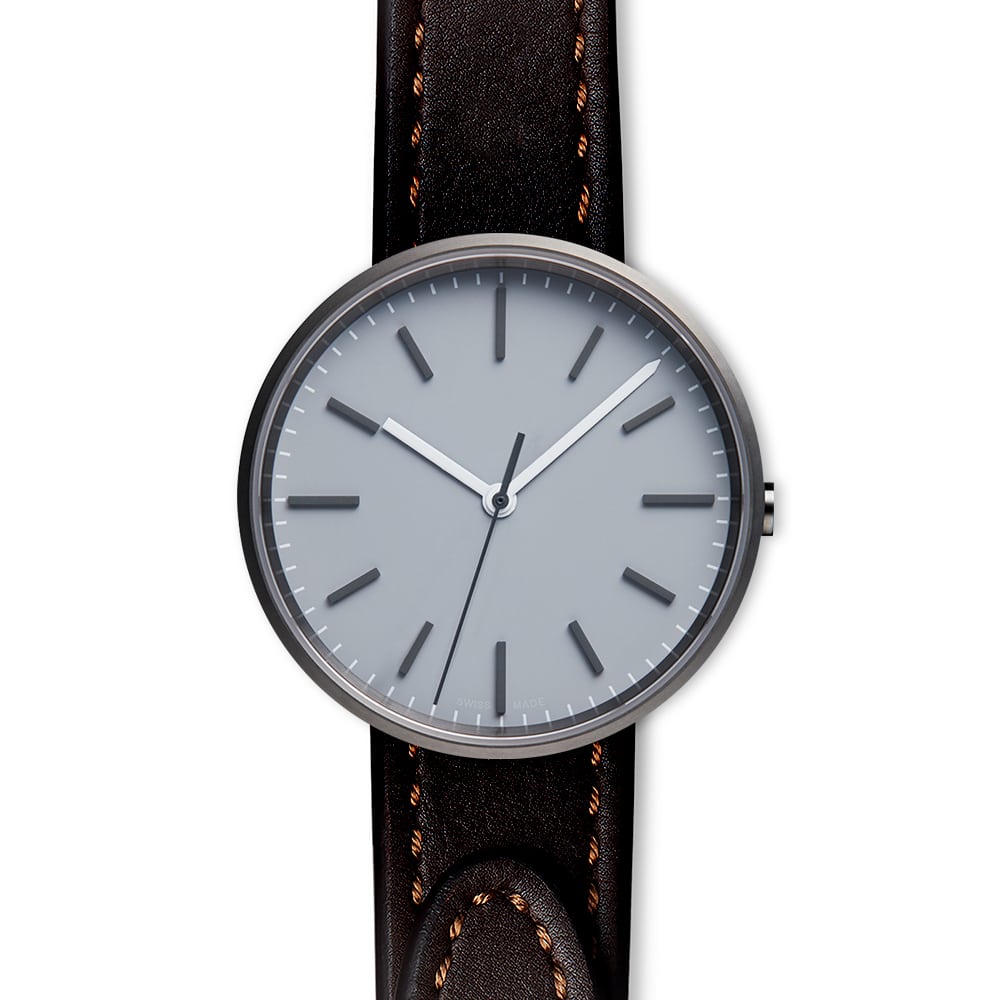 M37 PreciDrive three-hand watch in PVD grey