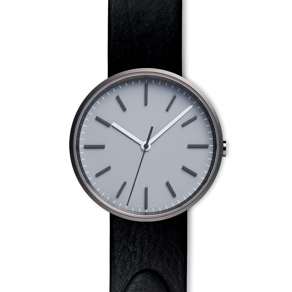 M37 PreciDrive three-hand watch in PVD grey