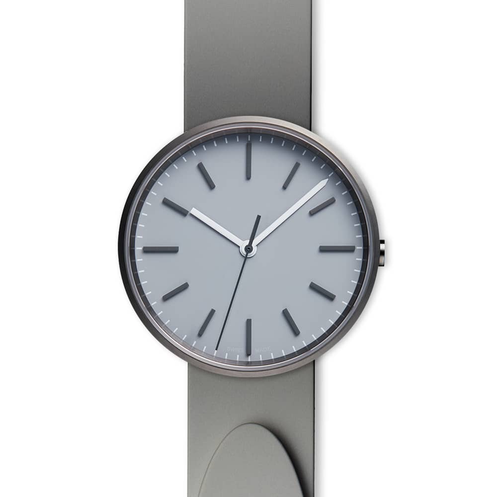 M37 PreciDrive three-hand watch in PVD grey