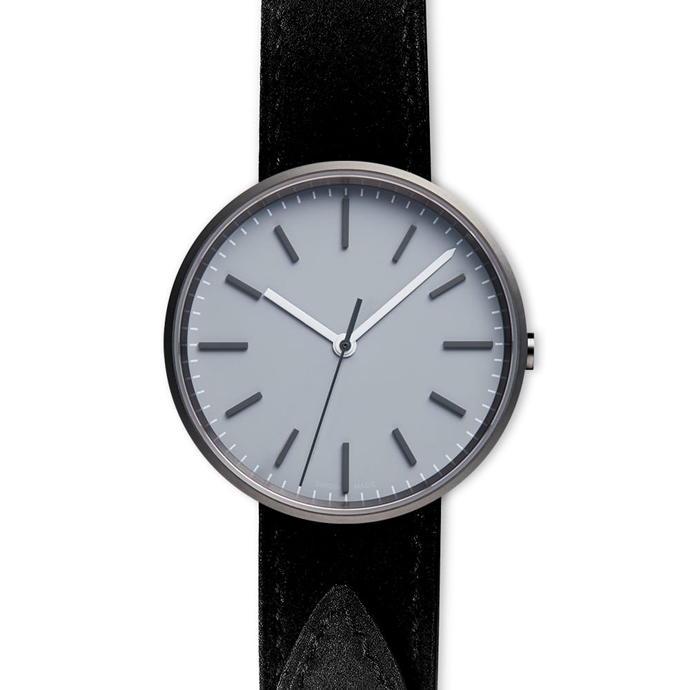 M37 PreciDrive three-hand watch in PVD grey
