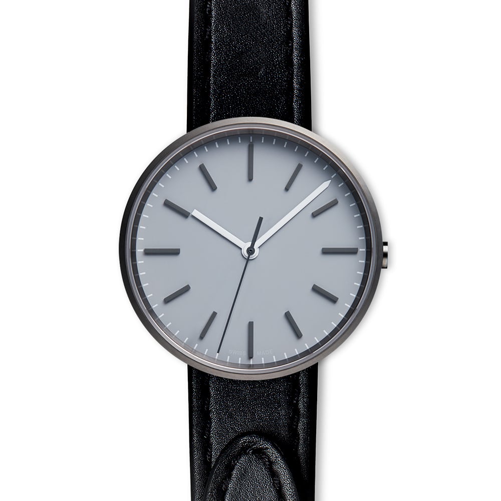 M37 PreciDrive three-hand watch in PVD grey