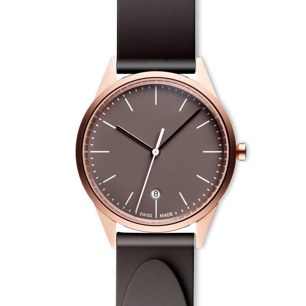C36 date watch in PVD rose gold
