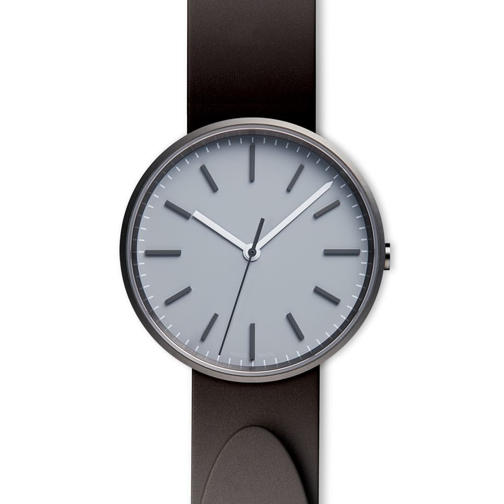 M37 PreciDrive three-hand watch in PVD grey