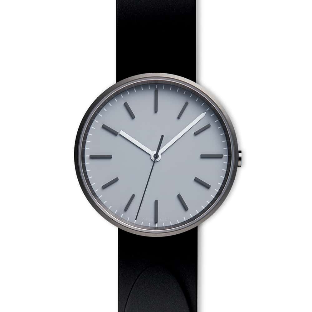 M37 PreciDrive three-hand watch in PVD grey