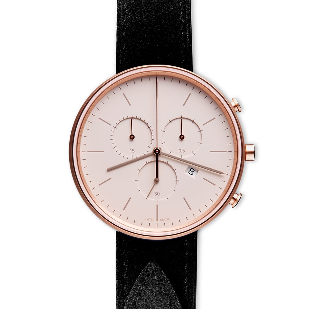 M40 chronograph watch in PVD rose gold