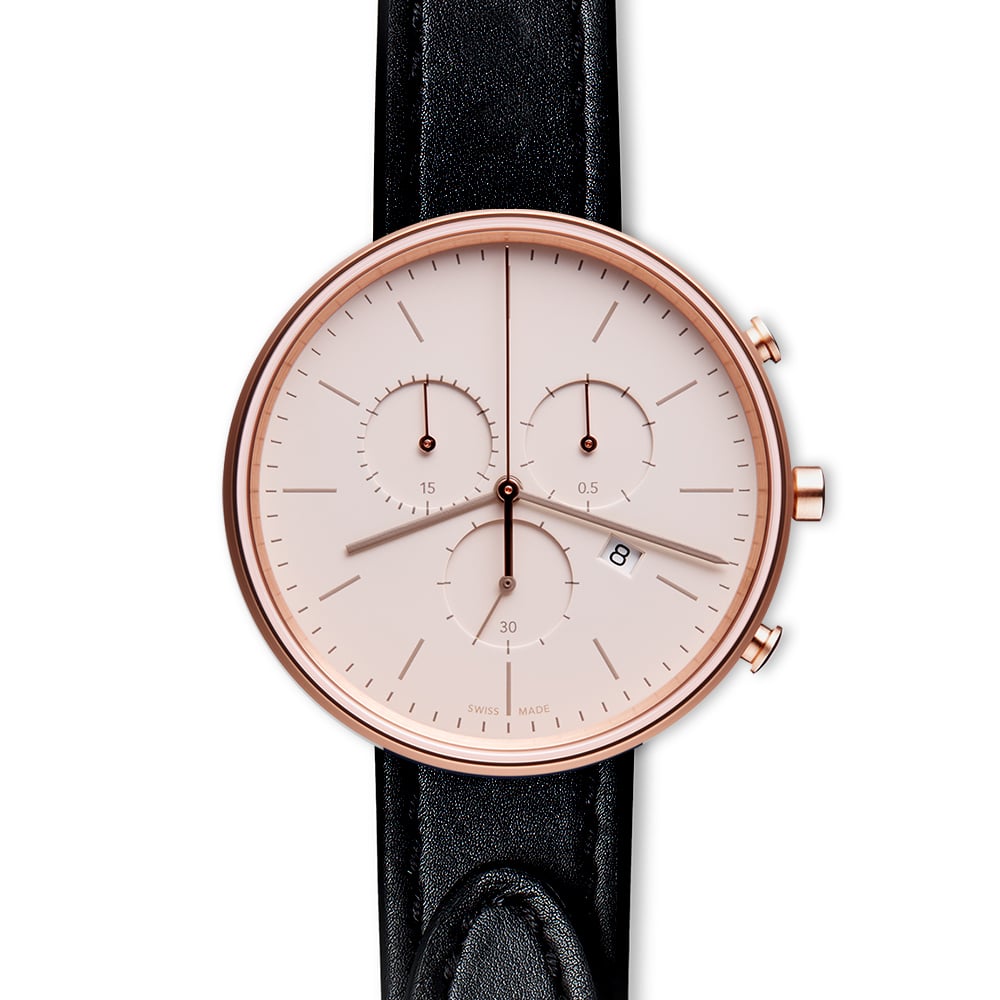 M40 chronograph watch in PVD rose gold