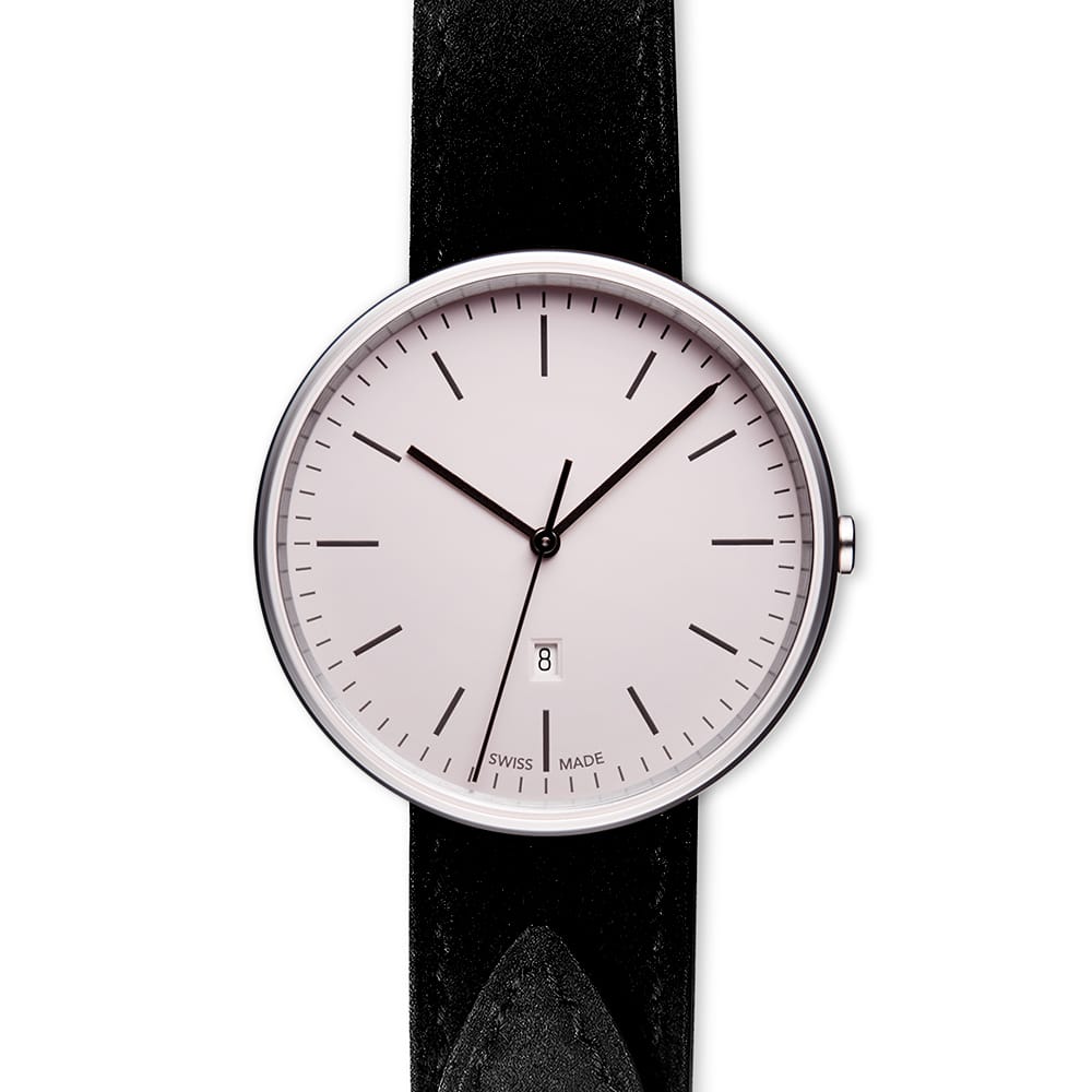 M38 date watch in polished steel