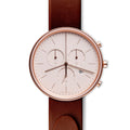 M40 chronograph watch in PVD rose gold