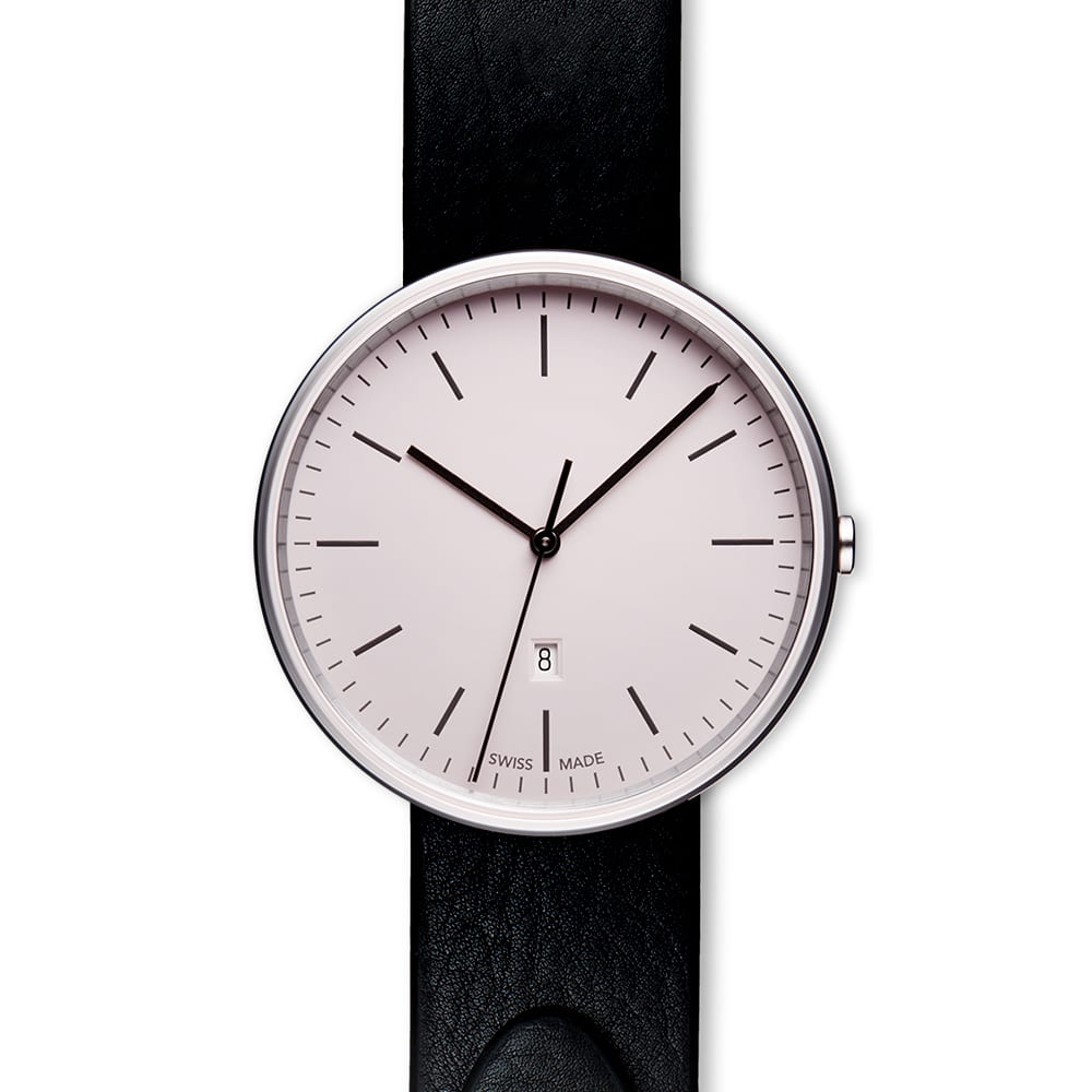 M38 date watch in polished steel