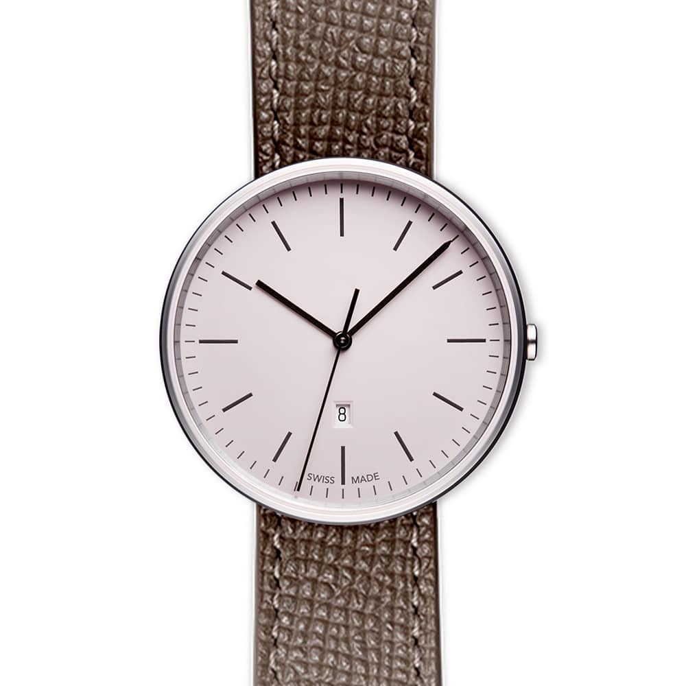 M38 date watch in polished steel