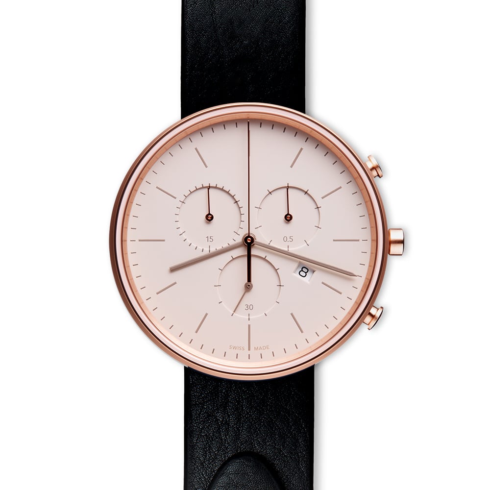 M40 chronograph watch in PVD rose gold