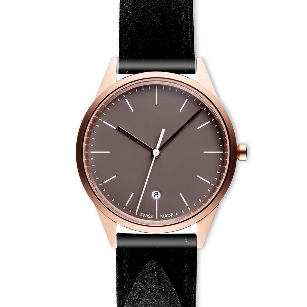 C36 date watch in PVD rose gold