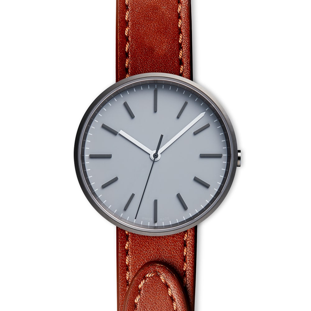 M37 PreciDrive three-hand watch in PVD grey