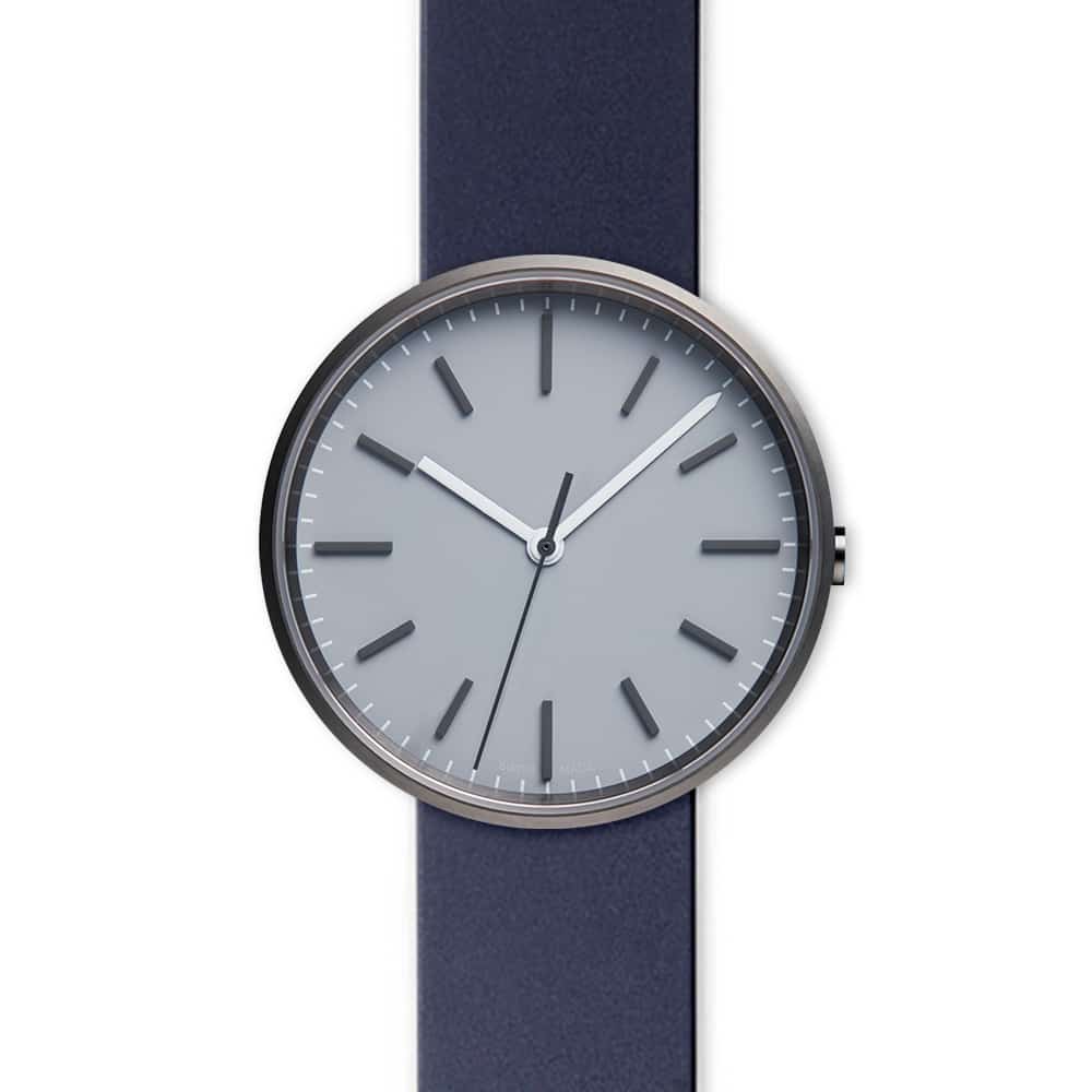 M37 PreciDrive three-hand watch in PVD grey