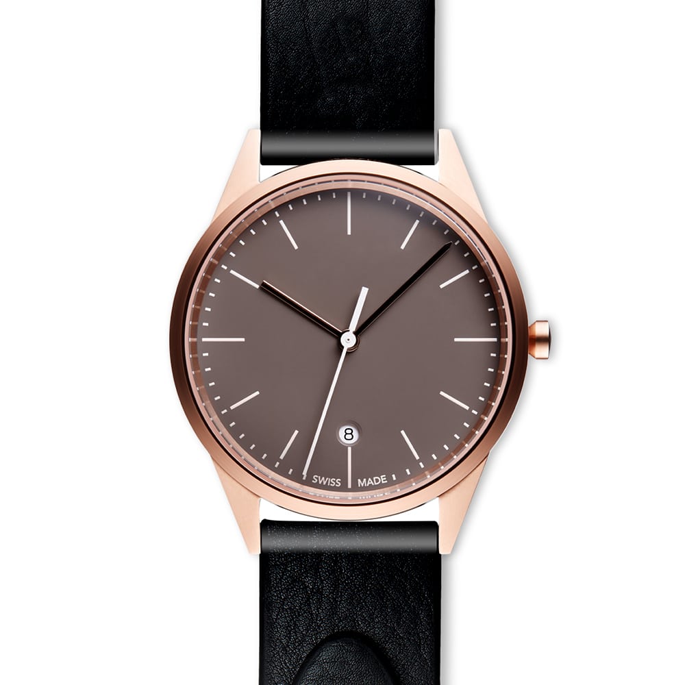 C36 date watch in PVD rose gold
