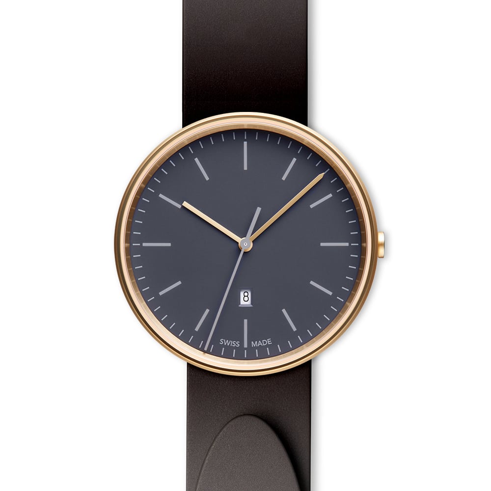 M38 date watch in PVD satin gold