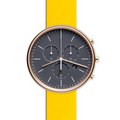 M40 chronograph watch in PVD satin gold